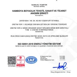 50001 Enerji Yönetim